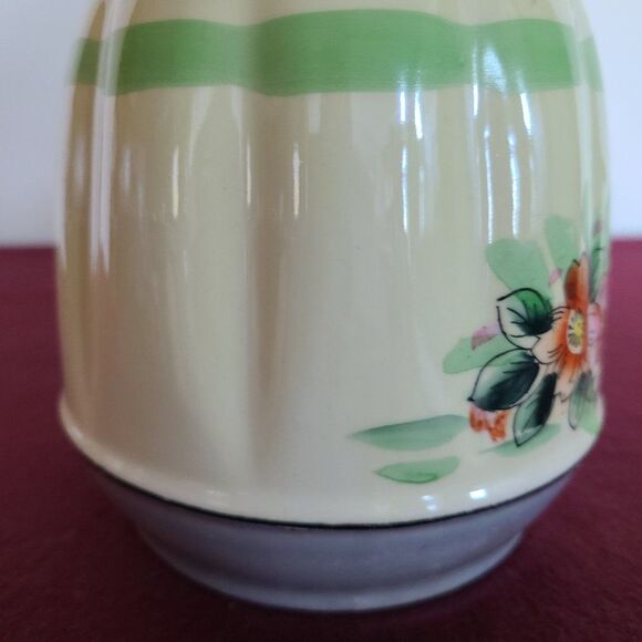 Japanese Lusterware Floral Hand Painted Pitcher Pearly Antique Vintage - Picture 9 of 16